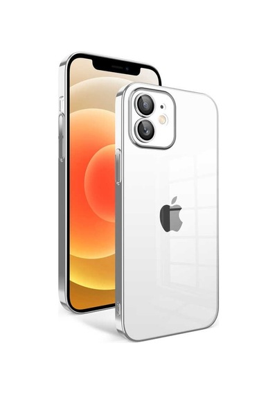 Apple Uyumlu iPhone 11 ile Kapak Lens Korumalı Arkası Şeffaf Sert Mika Kapak - Siyah