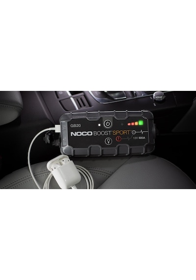 Noco Boost Sport Gb20 12v 500 Amper Lityum Akü Takviye + Powerbank + Led Lamba