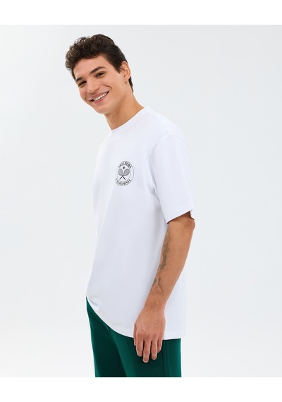 Skechers M Graphic Tee T-shirt Erkek Beyaz Tshirt S2610064-2325