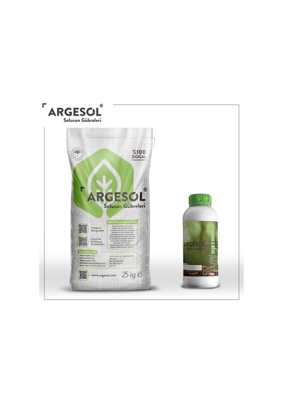 Argesol Tarım 25 KG Solucan Gübresi & 1 L Sıvı Solucan Gübresi