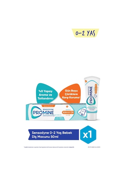 Sensodyne Promine 0-2 Yaş Bebek Diş Macunu 50 ML