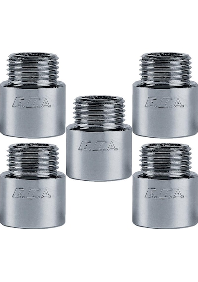 5 Adet Eca 1/2 2Cm Uzatma Krom (Musluk Uzatma) 102134015 Pirinç