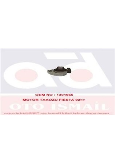 MKS 725 Motor Takozu Fiesta 1.4TDCI 02- Fusion 1.4TDCI 02-