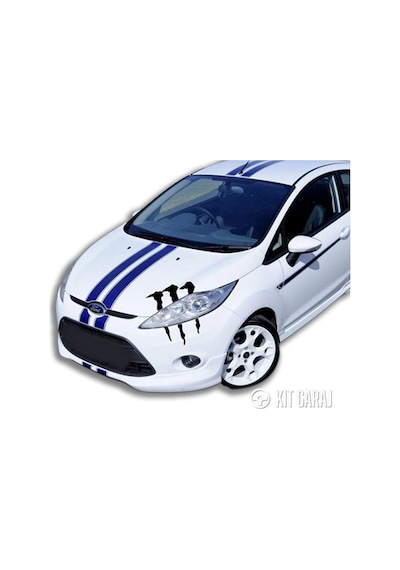 Kit Garaj Ford Fiesta Makyajsız Kasa Ön Ek Karlık Plastik Boyasız