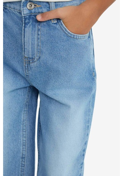 Defacto Erkek Çocuk Wide Leg Geniş Paça Pantolon F0452a825aunm35 Mavi Defacto Erkek Çocuk Wide Leg Geniş Paça Pantolon F0452a825aunm35 Mavi