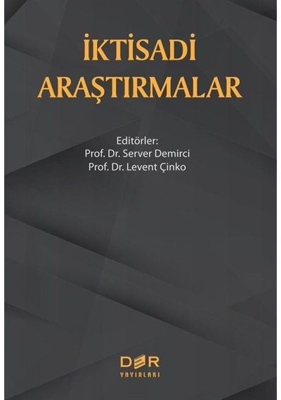 İktisadi Araştırmalar- Der Yayınları