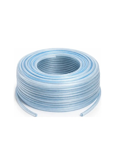 Şeffaf Hortumlar Ekstra Bahçe Sulama Hortumu Örgülü Su 1/2" - 50 Metre