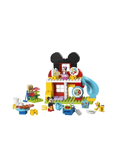 LEGO® DUPLO®│Disney Minnie ve Pluto ile Mickey’nin Kulüp Evi 10465 -2 Yaş ve Üzeri Çocuklar için Yaratıcı Oyuncak Yapım Seti (87P)