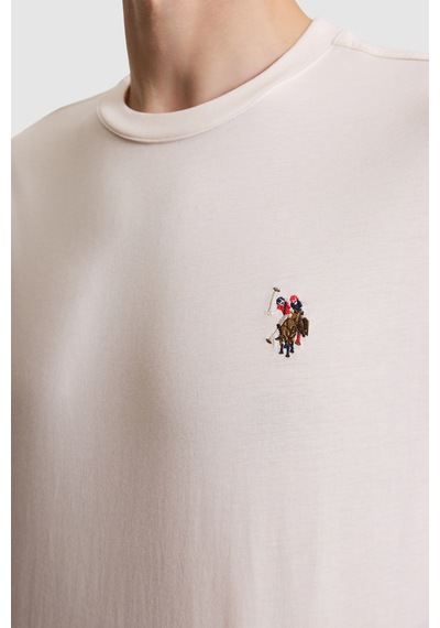 U.S. Polo Assn. U.s. Polo Assn. Erkek Krem Tişört Basic 50326993-vr071