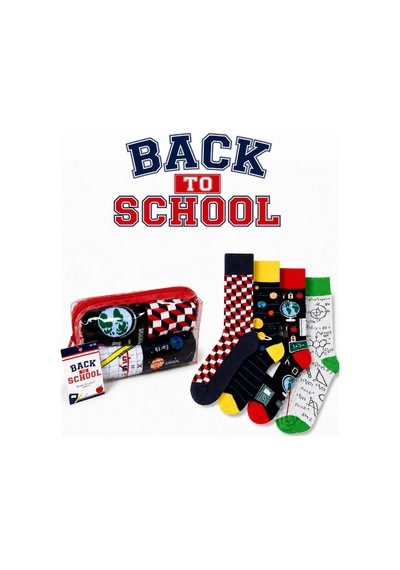 Carnaval Socks Okula Dönüş 4'lü Çorap Seti Okul Temalı Kalemlikli 2000386