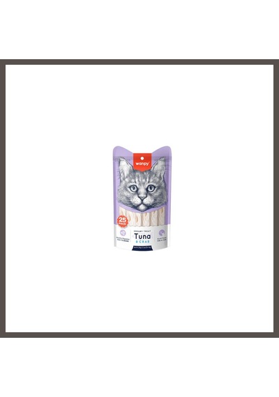 Wanpy Ton Balıklı Ve Yengeçli Krema Kedi Ödülü 25x14 Gr Nxrlvng