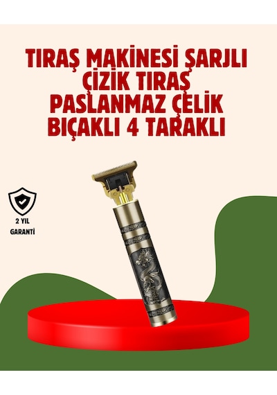 Techmrt Usb Şarjlı Kablosuz Saç Kesme Cihazı