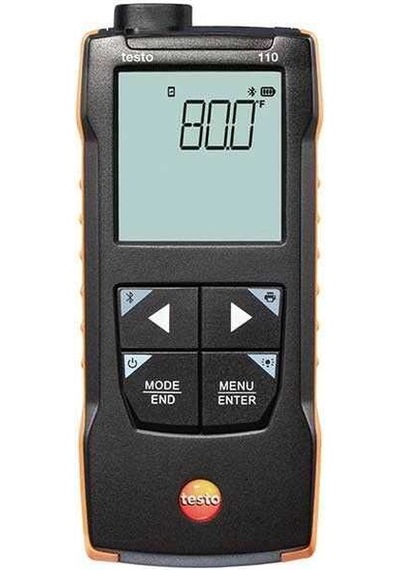 Testo 110 Tek Kanallı Ntc Ve Pt100 Prob Okuyucu