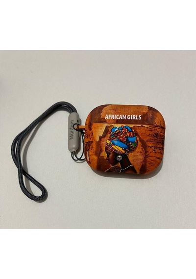 Apple Uyumlu iPhone 3. Nesil  Koruyucu Bluetooth Kulaklık Kılıfı Kız Desenli Fosforlu Figürlü Kız Airpods 3. Nesil