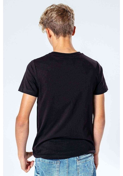 Tshirthane Cool Skull Baskılı Unisex Çocuk Siyah T-Shirt