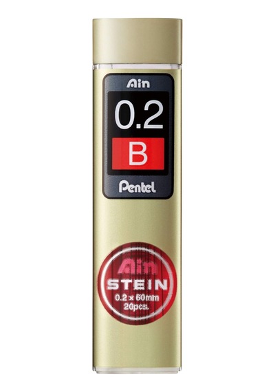 Pentel C272w-b Hi-polymer Ain Stein Min, 0.2 Mm, 20 Adetlik Tüp, B