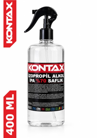 Kontax İzopropil Alkol %70 Saflıkta 400 Ml Tekli