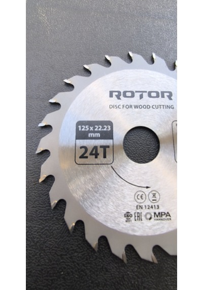 Ahşap Kesme Diski Rotor 125 22,23 24t
