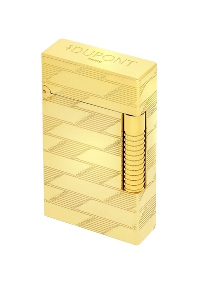 S.t. Dupont Le Grand Guilloche Monogram Gold Puro Çakmağı C23178 - Tr8781