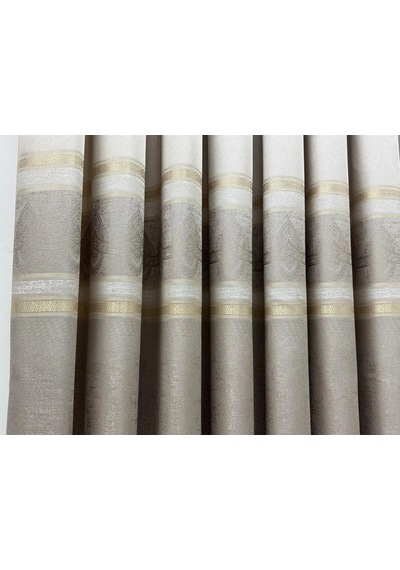 Nivemeshome Ürgüp V-5228 1/3 Sık Pile Fon Perde Apm Vizon