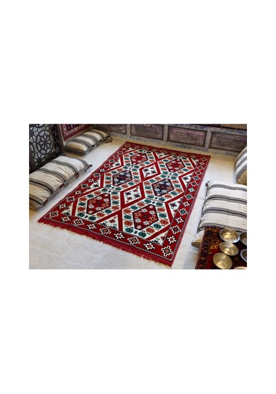 1.kalite Şark Köşesi Takımı Konsepti Yörük Kırmızı Modeli Sünger Dahil 13 Parça Bordo