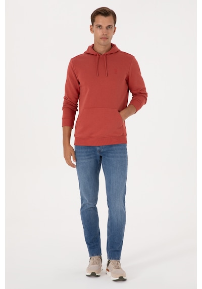 U.S. Polo Assn. Erkek Gül Kurusu Basic Sweatshirt 50313720-VR026