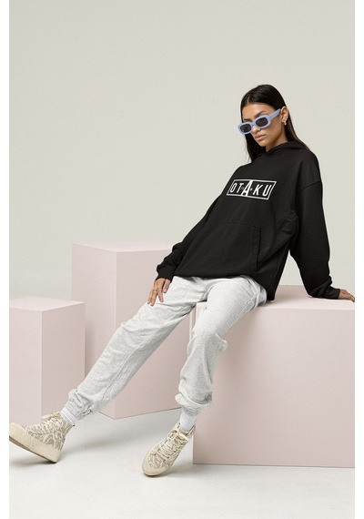 Anime  Otaku Team Kapşonlu Sweatshirt
