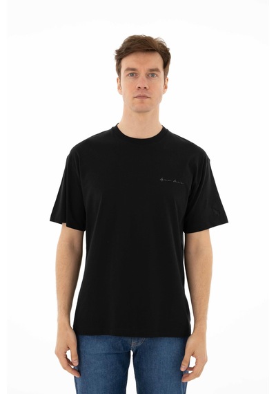 AR-MA Arma Erkek Oversize Bisiklet Yaka Tişört Y25344403101 001