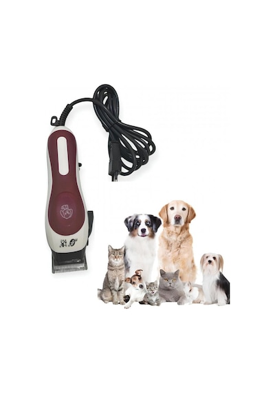 Rf-566 Kedi Köpek Traş Makinesi Elektirikli Kablolu Evcil Hayvan Bakım Seti Pet Tarak Makas Fırça