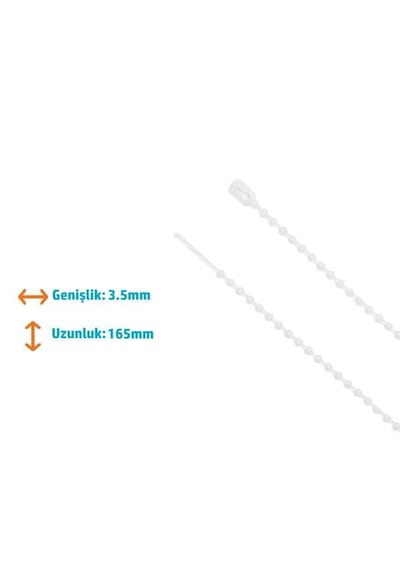 Otoklav Torba Kilidi - Poşet Kilidi 3,5x165mm 100 Adet/paket