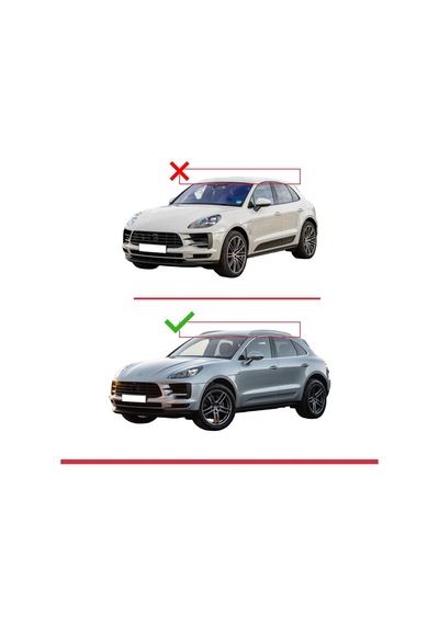 Porsche Macan 2014 Ve Sonrası İle Uyumlu Ace-2 Ara Atkı Tavan Barı Siyah