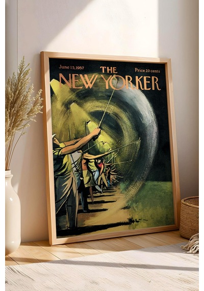 The New Yorker Çerçeveli Tablo June 15 1957
