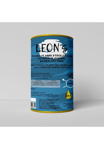 Leon's Anne ve Yavru Köpekler İçin Vitamin ve Mineral Katkılı Süt Tozu 200 G