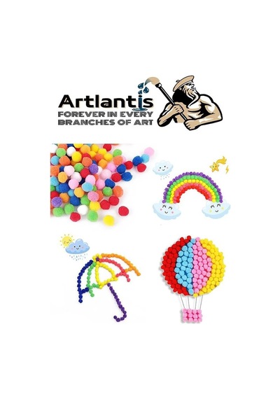 Ponpon 10 Mm 100 Lü 1 Paket Karışık Renk Pon Pon 10 Mm Pompom 1 Cm Elişi Etkinliği Anasınıfı Kreş Okul Öncesi