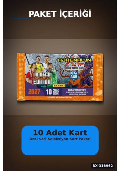 Fıfa 365 2026/2027 Futbolcu Kartı Paketi Adrenalyn Xl Nightmare Limitli Bx-316962