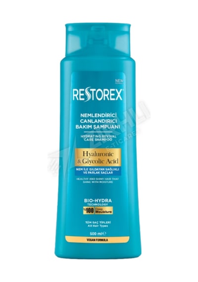 3 Adet Restorex Şampuan Hyaluronic & Glycolic 500 Ml
