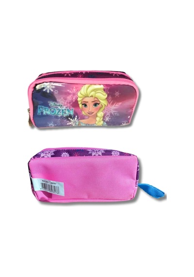 Disney Frozen Lisanslı Beslenme Çantası Ve Kalemlik Seti - Elsa & Anna Desenli Kız Çocuk Okul Seti Pembe