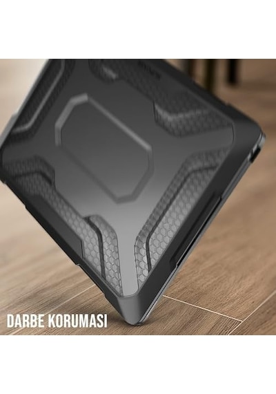 Macbook Air Kılıf 13 İnç A1932 Modeli İçin Mac Koruyucu Güçlü Ve Çizilmeye Dayanıklı Darbe Emici Outdoorsc 2018-2019 İle Uyumlu Siyah