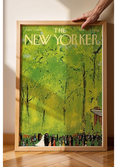 The New Yorker Çerçeveli Tablo June 7 1958