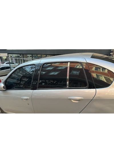 Renault Symbol 2008-2012 Uyumlu Cam Kelebek 2 Parça Cam Direği Paslanmaz Çelik Krom