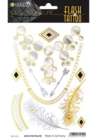 Glamour Tattoo - 57858324544814799256713 Açık Gri - Füme
