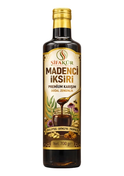 Şifakür Madenci İksiri Propolis Okaliptus Ekinezya Bitkisel Karışım Mevsimsel Destek 700g