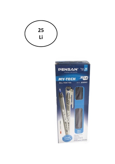 Pensan My-tech Tükenmez Kalem Mavi 1.0 Mm 25'li
