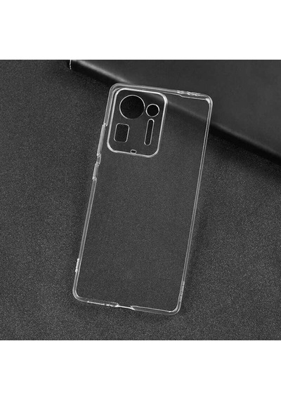 Xiaomi Mi Mix 4 Kılıf Şeffaf Silikon Hibrit Case Renksiz