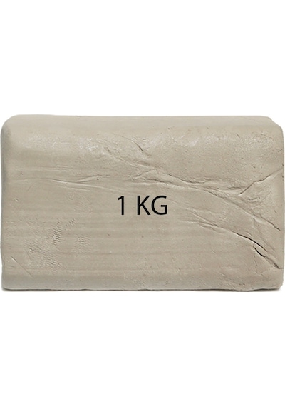 1 KG Beyaz Seramik Hamuru Doğal Kil Oyun Çamuru