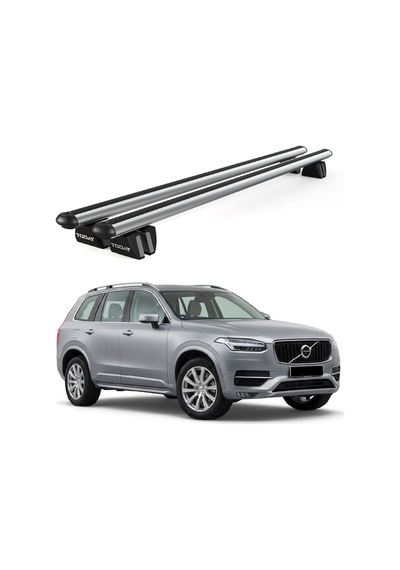 Pençe Volvo Xc90 Ara Atkı 2015 Ve Sonrası Uyumlu Gri Ara Atkı Port Bagaj Tavan Barı