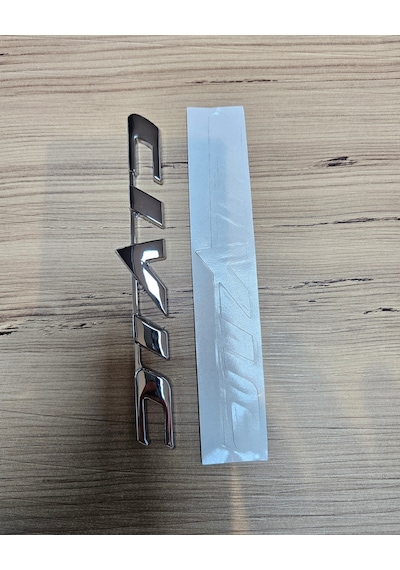 Honda Civic Uyumlu İthal Krom Metal Bagaj Yazısı 17cm-2cm