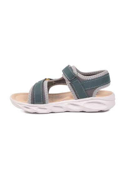 Cool Sage F Petrol Unisex Cırtlı Işıklı Çocuk Sandalet