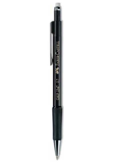 Faber Castel Grip 1347 Mekanik Kurşun Kalem Seti 0.7 Silgi Ve Kalem Ucu Siyah Renk Siyah