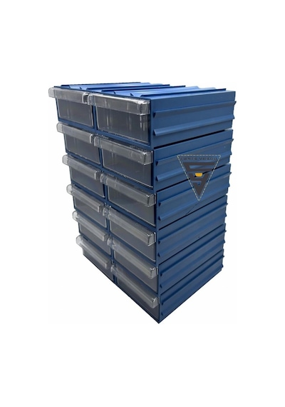 Sembol 101 Plastik Çekmeceli Kutu 122x85x41mm 30 Adet